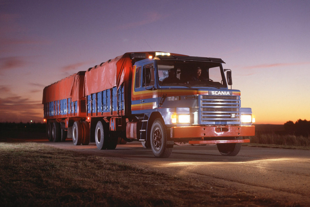 Scania T112 с прицепом, 1982