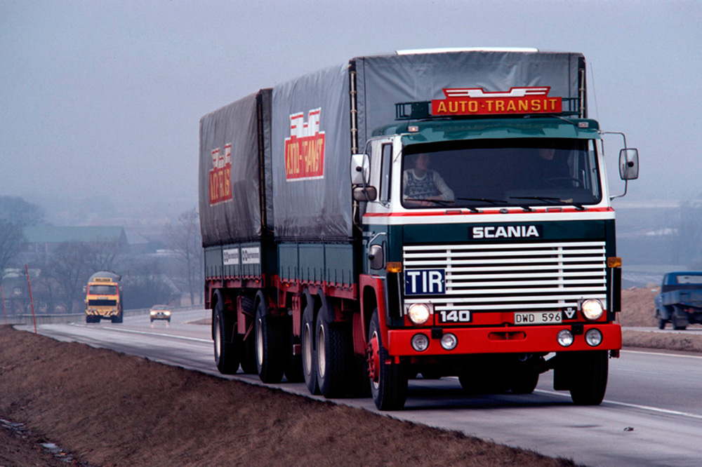 Легендарный Scania LB140 V8, 1972