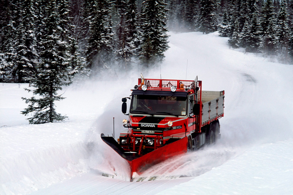 Снегоуборочная машина Scania T113 HL 6x2, 1980