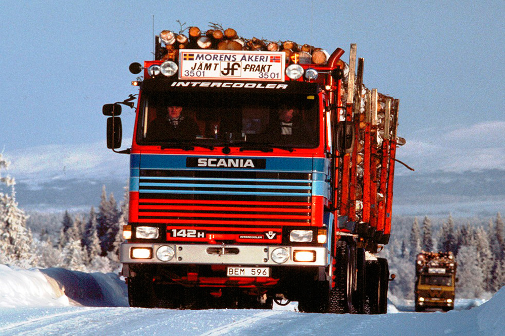 Грузовик Scania P142H v8, 1982
